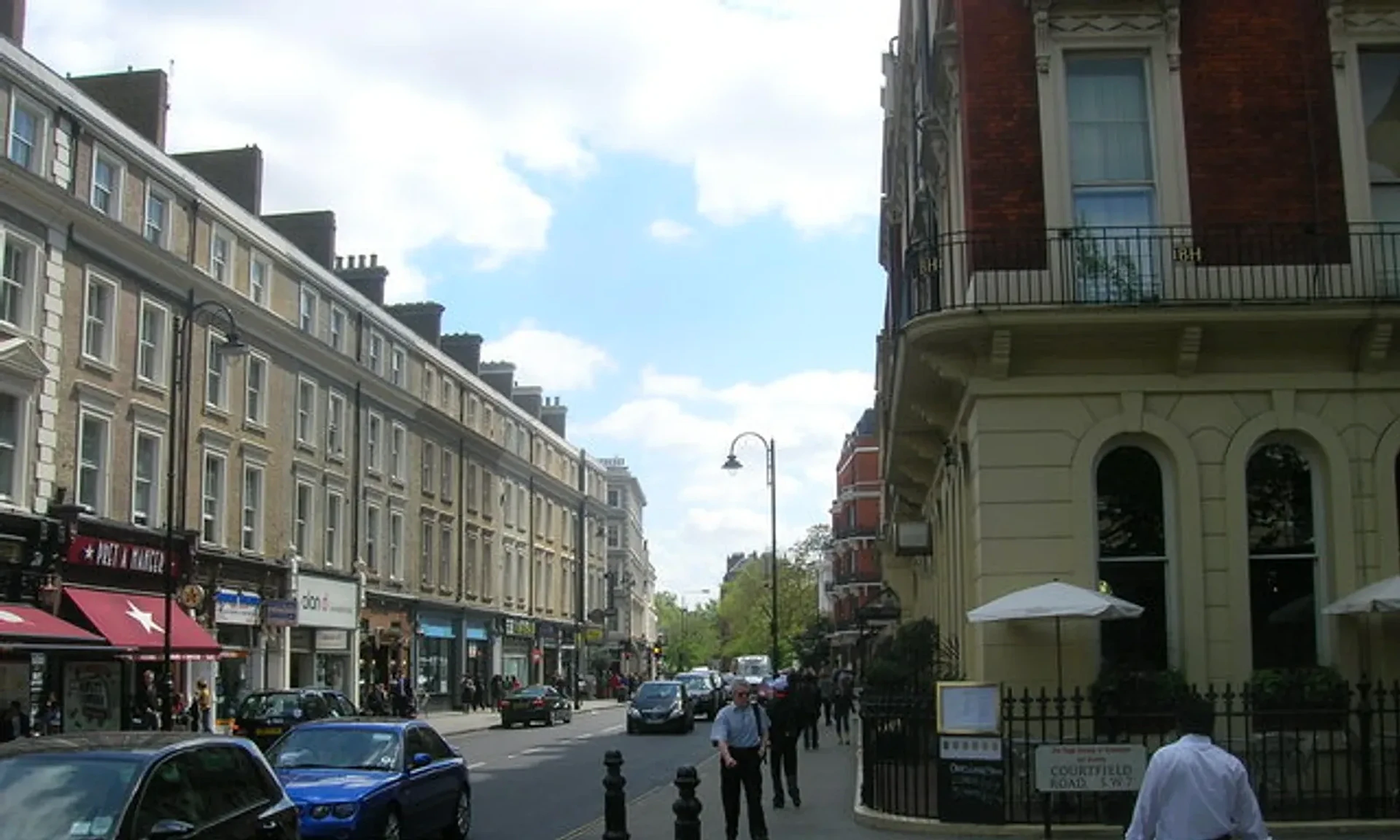 Gloucester Road street scene in Kensington
