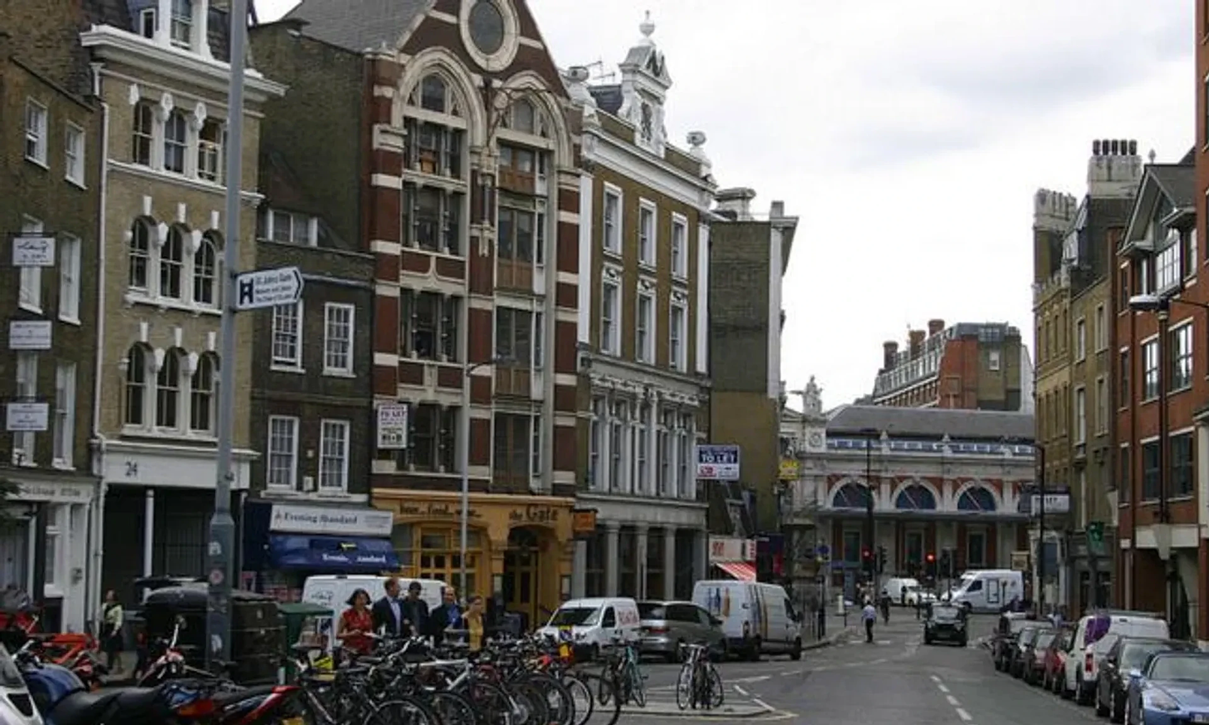 Historic streets and buildings in Clerkenwell