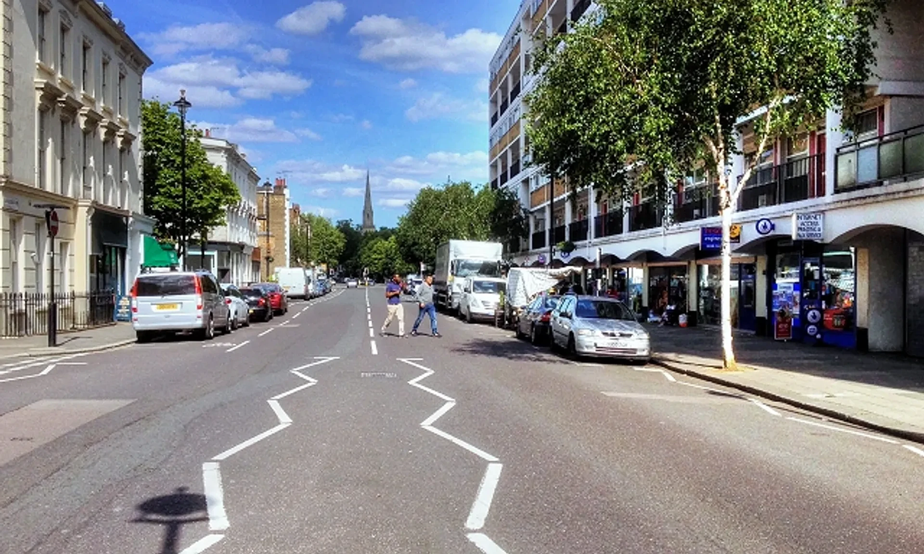 White stucco terraces in Pimlico