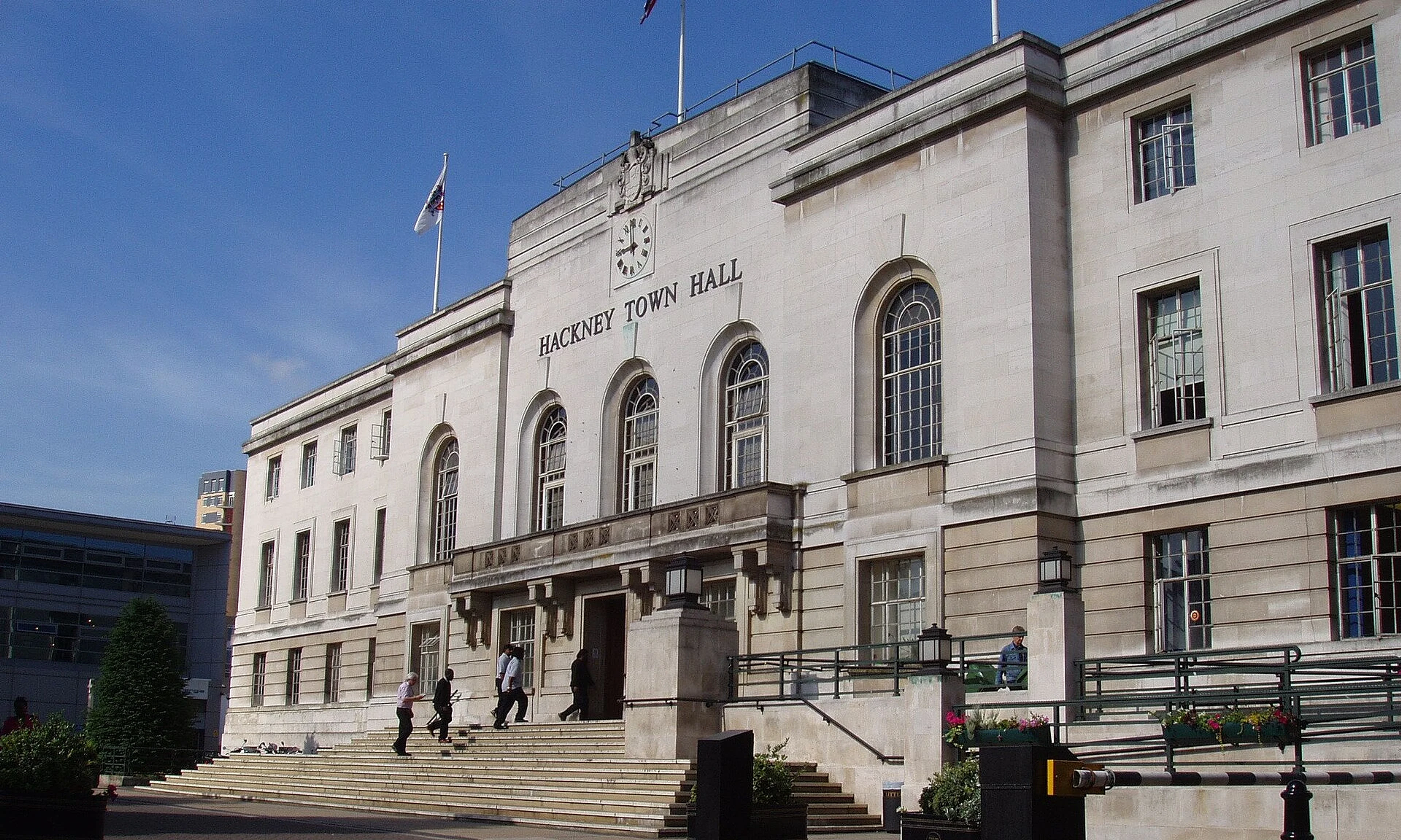 Hackney Town Hall in East London