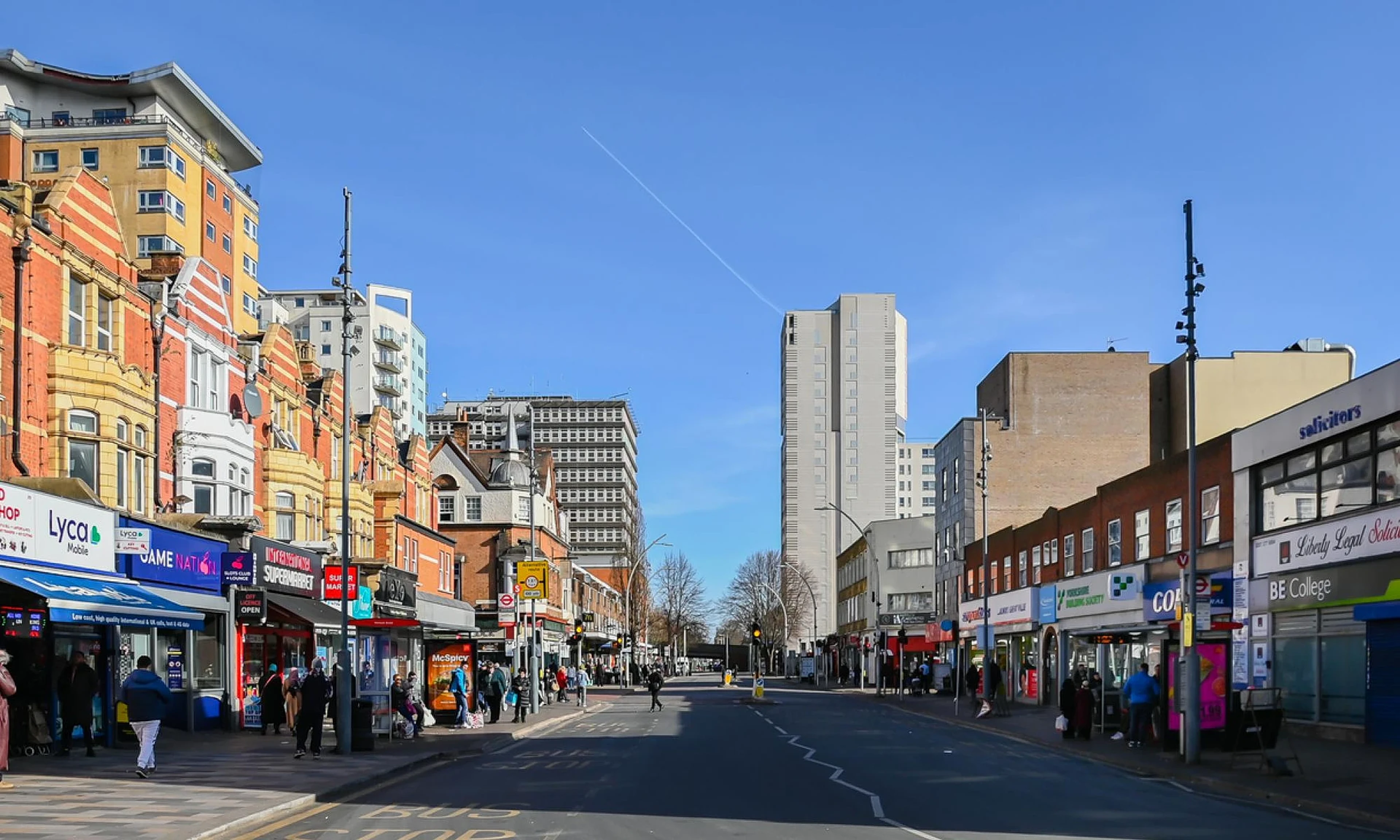 Ilford town centre and high street