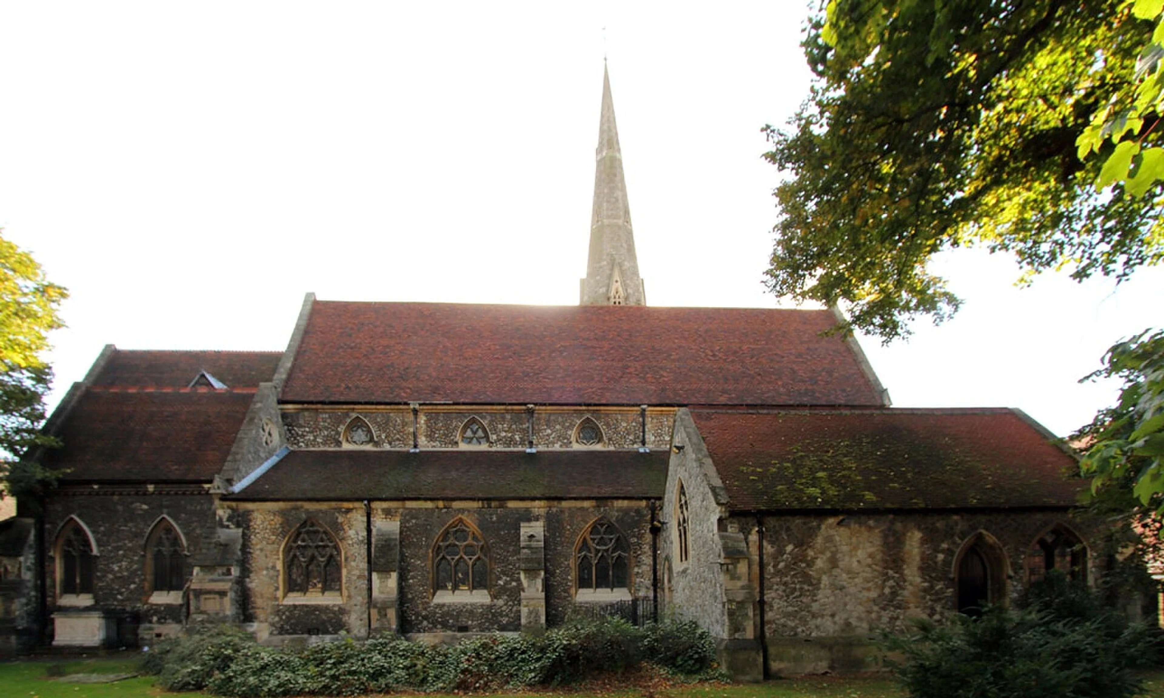 Market Place and St Edward's Church in Romford