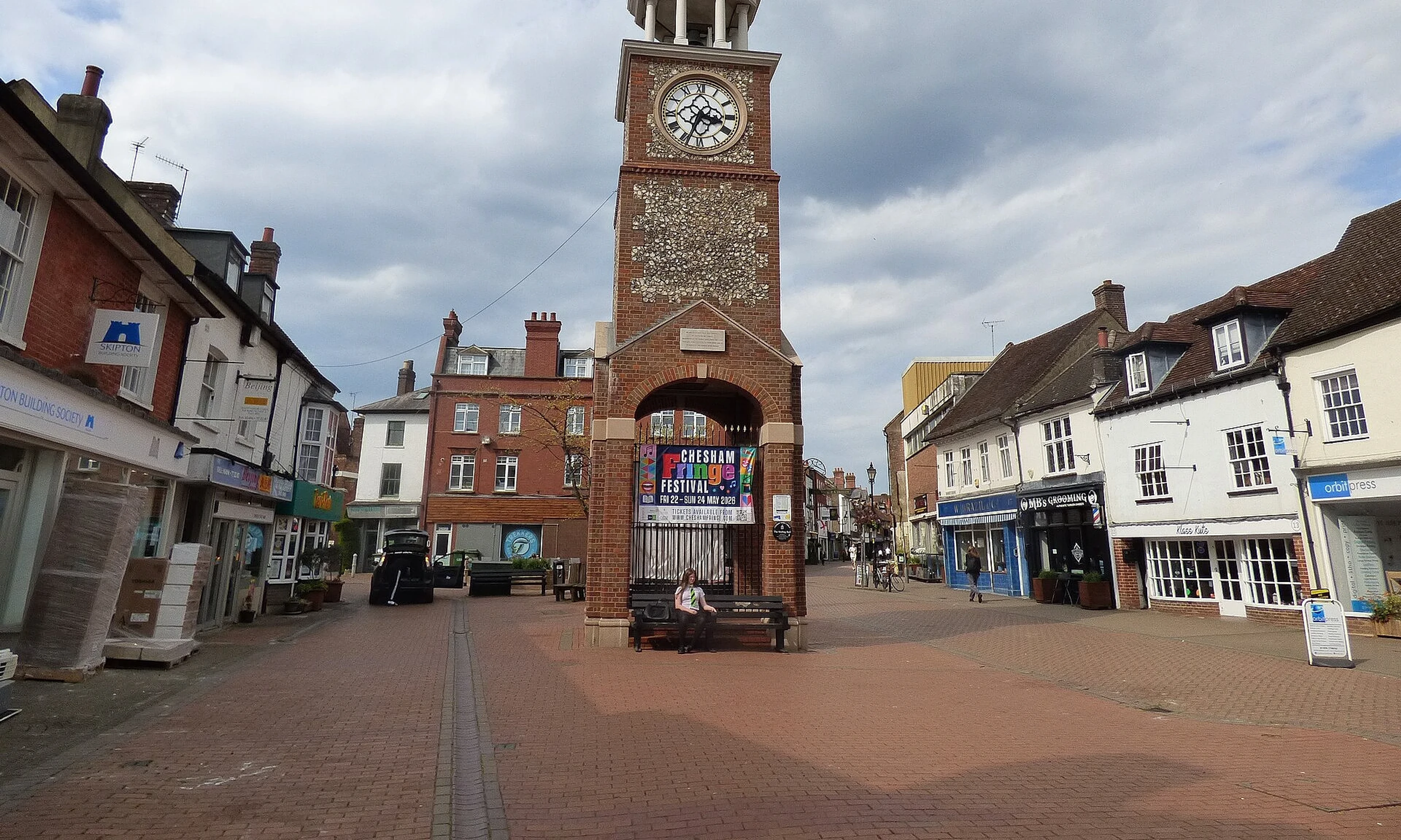 Chesham town centre and local streets in Berkshire & Buckinghamshire