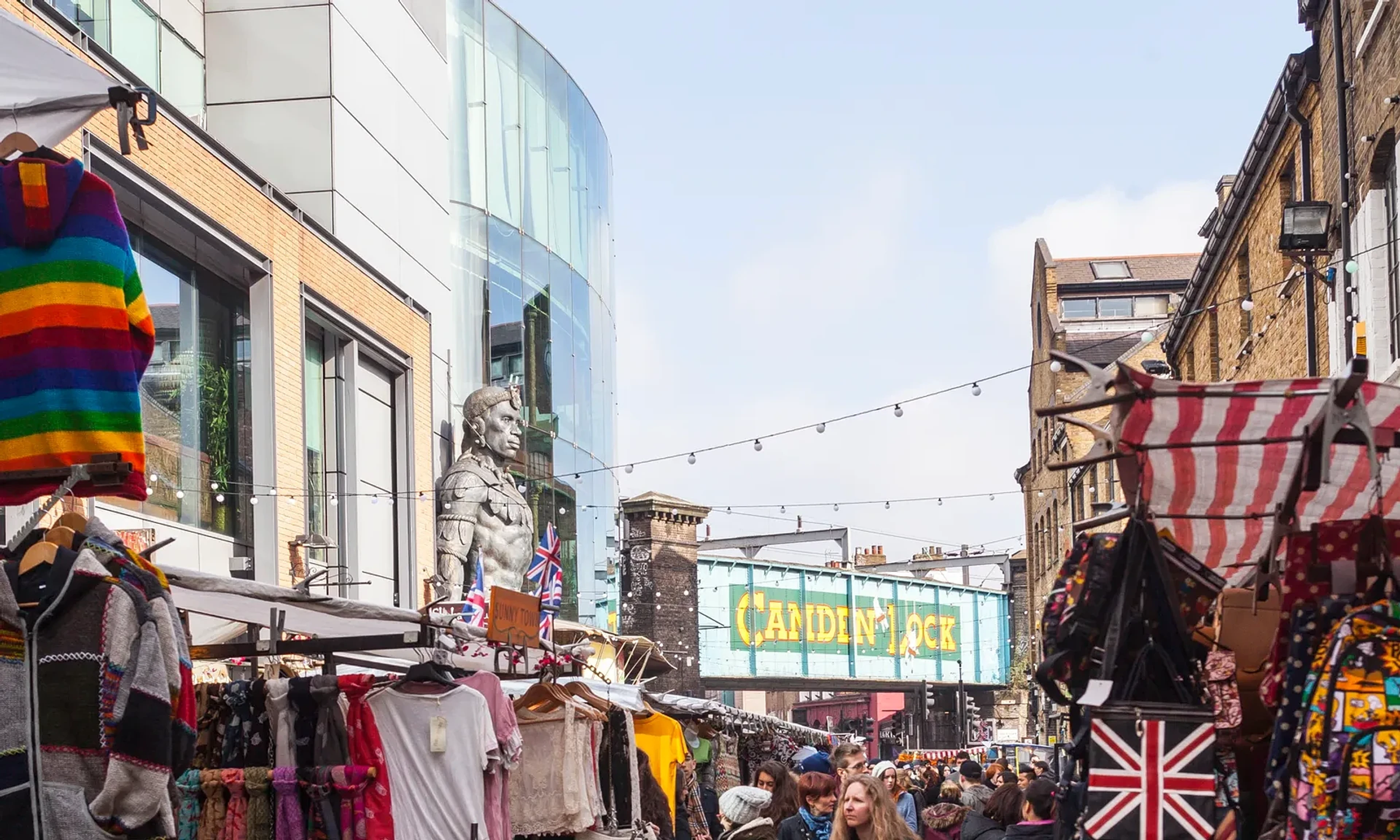 Camden Lock Market in North London