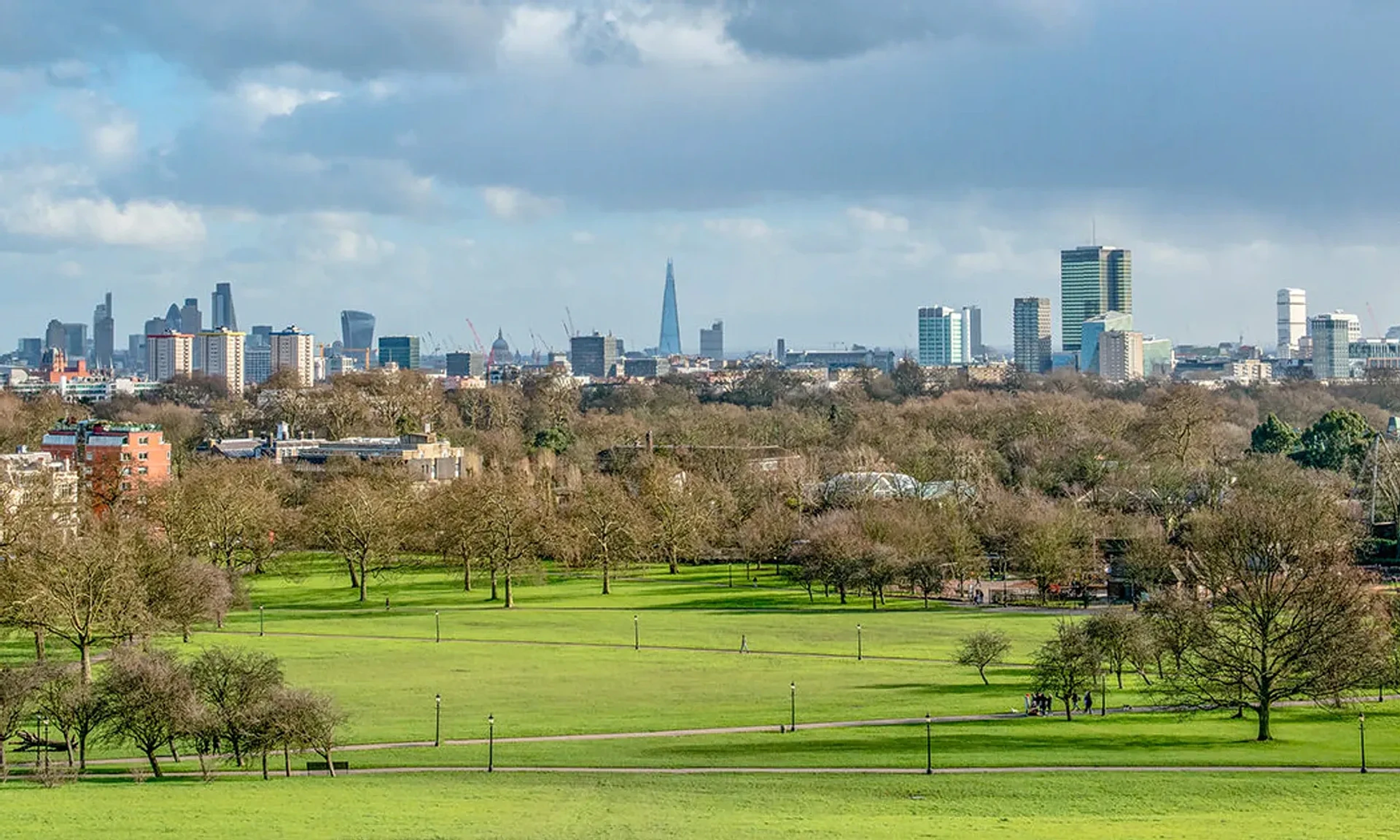 London skyline from Primrose Hill