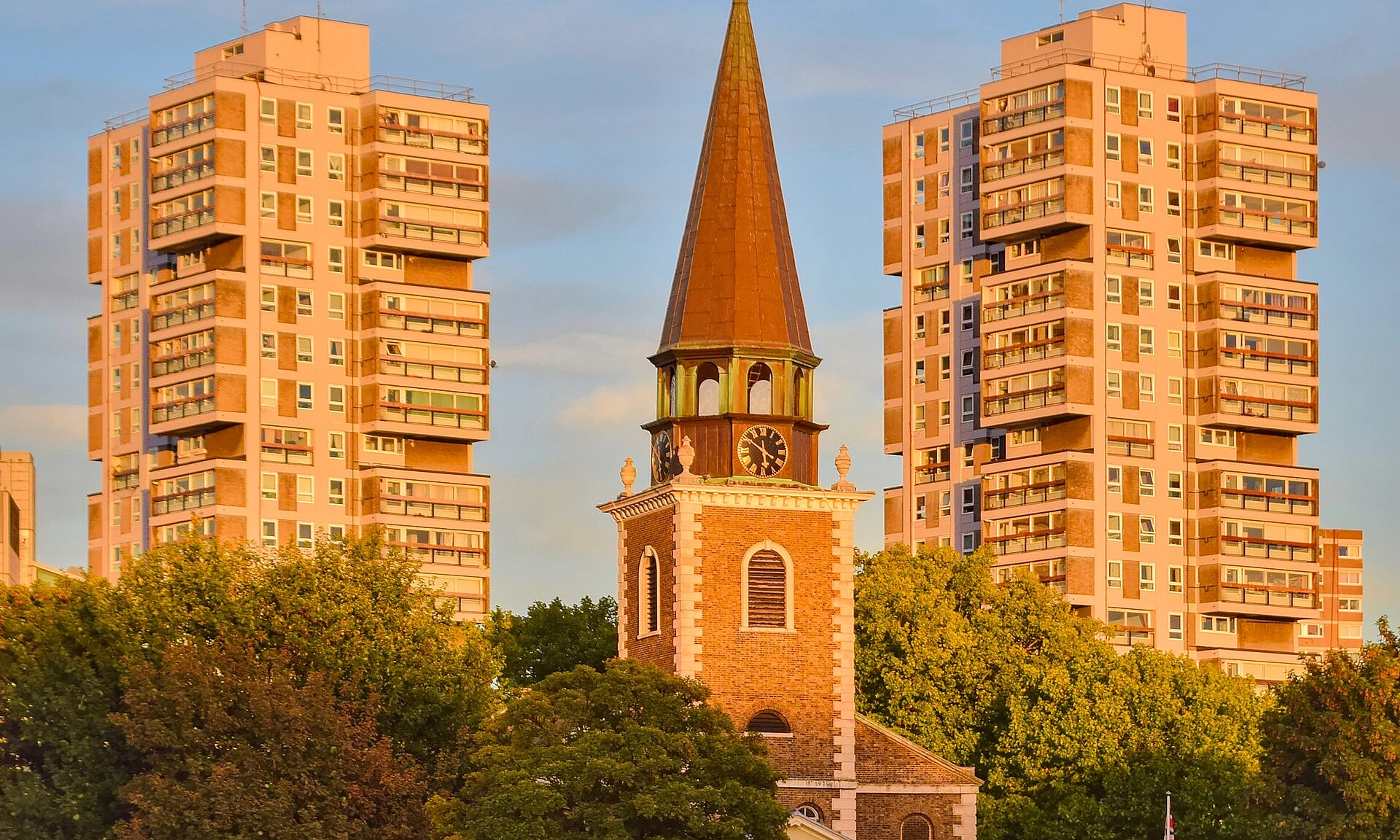 St Mary's Church and the Battersea riverside